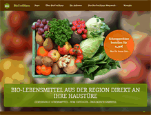 Tablet Screenshot of biofreihaus.de